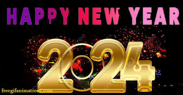 2024 happy  new year gif