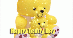 happy teddy day gif
